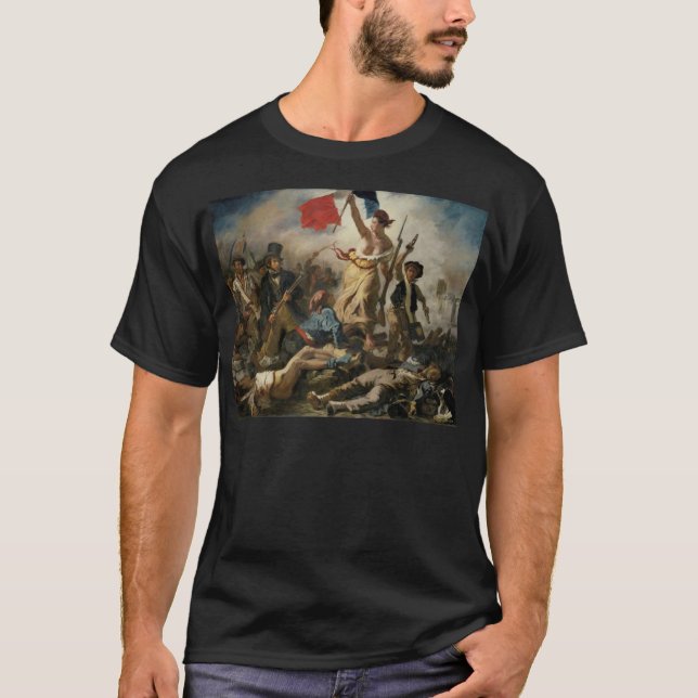 Liberty Leading People, Delacroix T Shirt (Framsida)