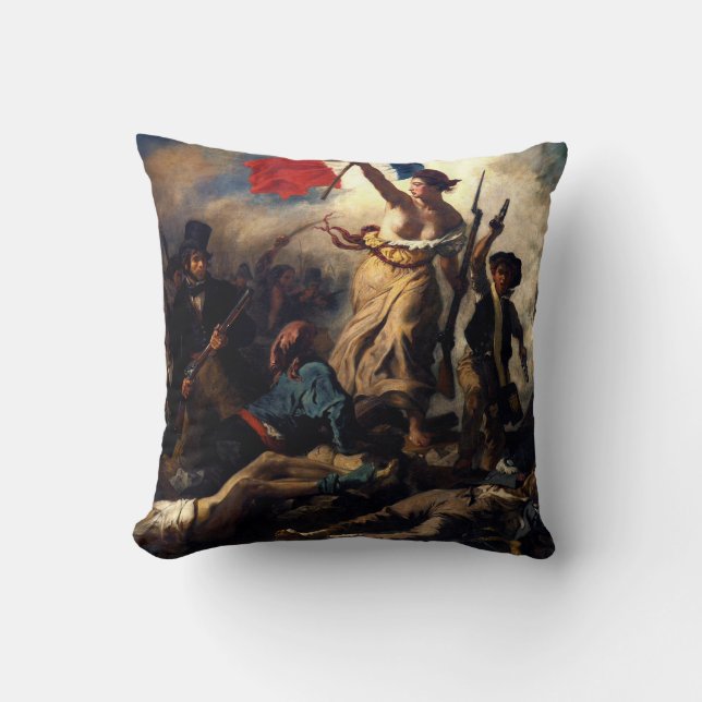 Liberty Leading People, Eugene Delacroix Kudde (Framsida)