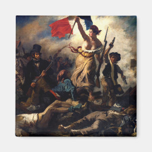 Liberty Leading People, Eugene Delacroix Magnet