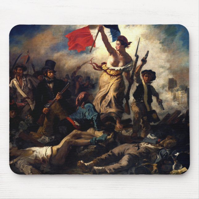 Liberty Leading People, Eugene Delacroix Musmatta (Framsidan)