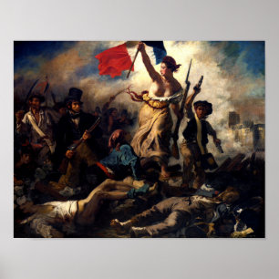 Liberty Leading People, Eugene Delacroix Poster
