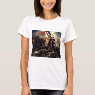 Liberty Leading People, Eugene Delacroix T Shirt