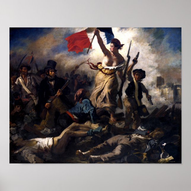 Liberty Leading People - Fransk Revolution Poster (Framsidan)