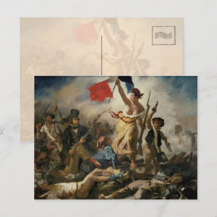 Liberty Leading the People (28 juli, 1830) Postcar Vykort