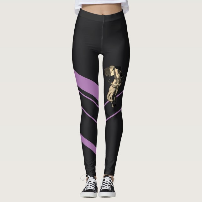 Liberty Leading the People Delacroix revolutionary Leggings (Framsida)