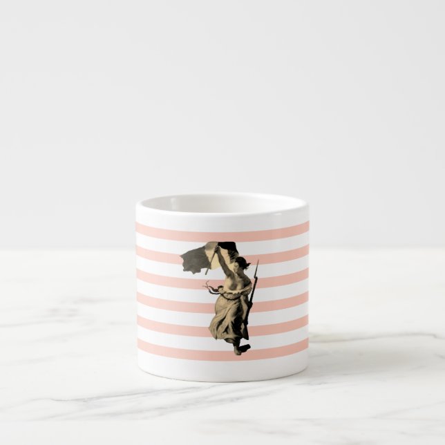 Liberty Leading the People Eugène Delacroix pastel Espressomugg (Framsidan)