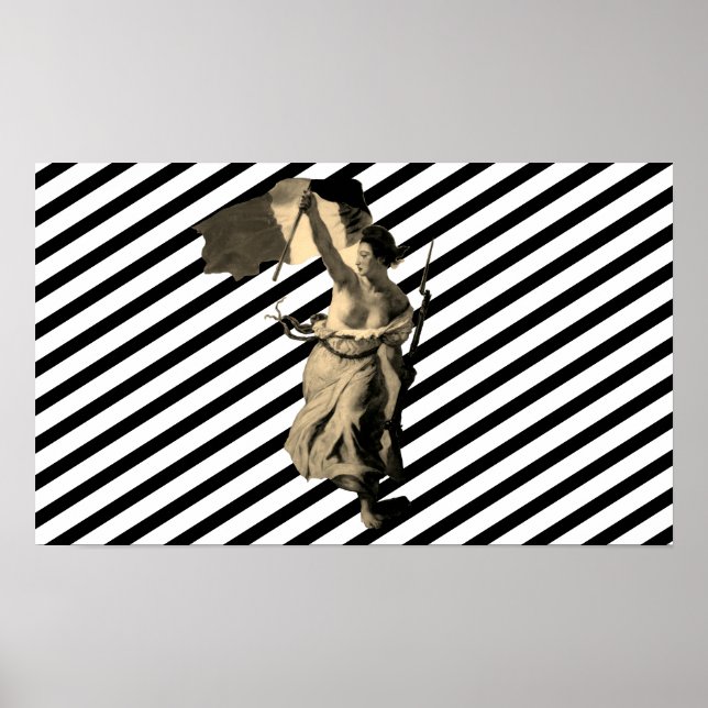 Liberty Leading the People – Eugène Delacroix Poster (Framsidan)