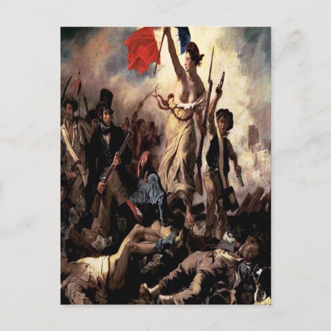 "Liberty Leading the People" Vykort (Framsida)