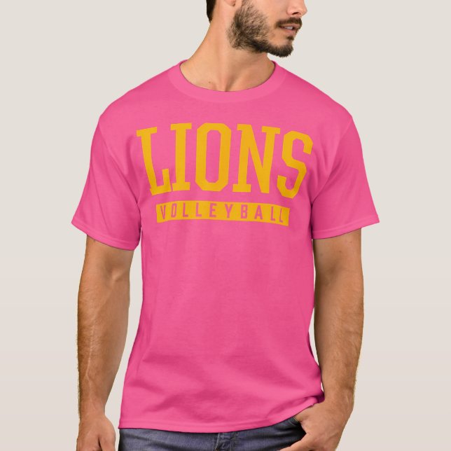 Liberty Lejon Volleyball Hs T Shirt (Framsida)