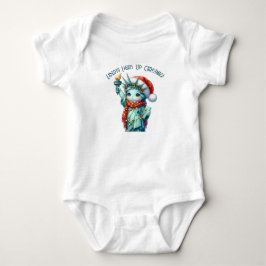 Liberty Ljus Up jul" Baby Jersey Bodykostym T Shirt