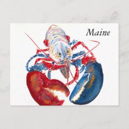 Liberty Lobster Postcard Vykort