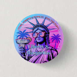 Liberty & Margaritas • 1776–2026 Neon Celebration Knapp