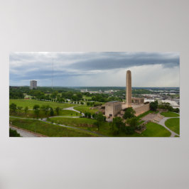 Liberty Memorial & BMA Byggnad, Kansas City, MO Poster