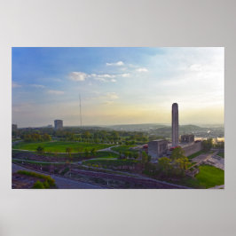 Liberty Memorial, Kansas City, Missouri, kväll Poster