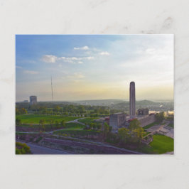 Liberty Memorial, Kansas City, Missouri, Kväll Vykort