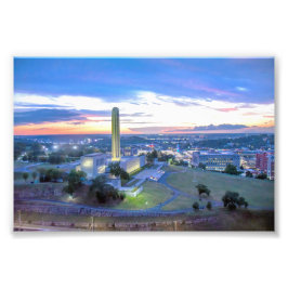 Liberty Memorial vid Sunset, Kansas City, Missouri Fototryck