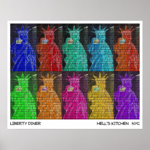 LIBERTY MIDDAG - NEW YORK CITY POSTER