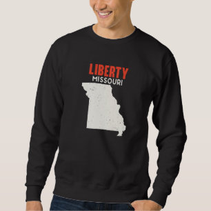 Liberty Missouri USA Stat Amerika Resa Missouri Lång Ärmad Tröja