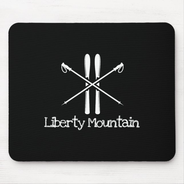Liberty Mountain Rustic Skiing Ski Skis Skier Down Musmatta (Framsidan)