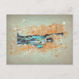 Liberty, New York, Manhattan, USA, Amerika Vykort