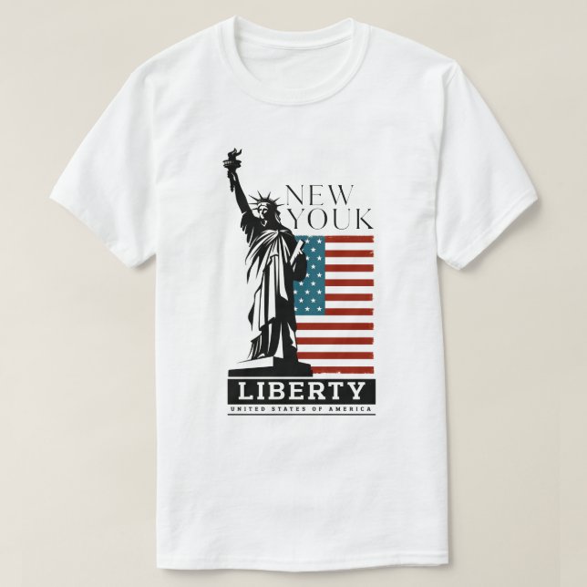 LIBERTY New Yourk t-shirts (Design framsida)