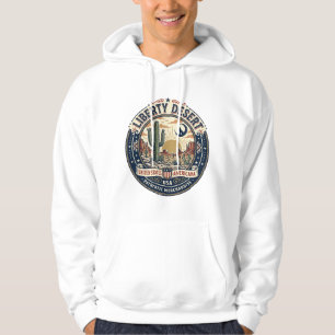 Liberty Öken Patriotisk Patriotisk Öken Kaktus U Hoodie