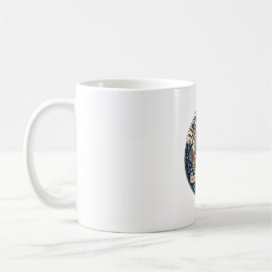 Liberty Öken Patriotisk Patriotisk Öken Kaktus U Kaffemugg