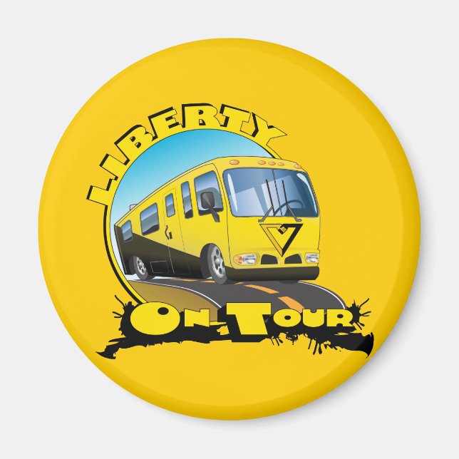 Liberty On Tour Magnet (Framsidan)
