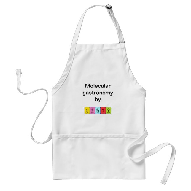 Liberty Perioty bord namn apron Förkläde (Framsidan)