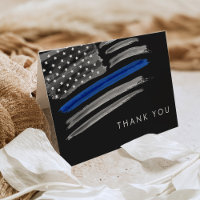 LIBERTY Police Pension Party Thin Blue Line