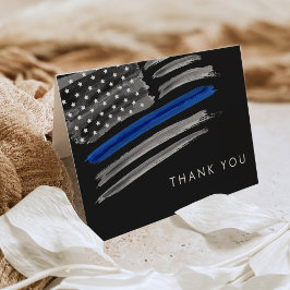 LIBERTY Police Pension Party Thin Blue Line Tack Kort