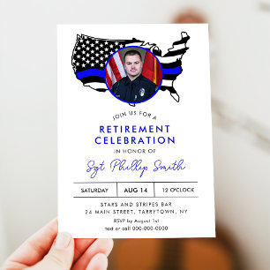 LIBERTY Polismilitären Pension Party Inbjudningar