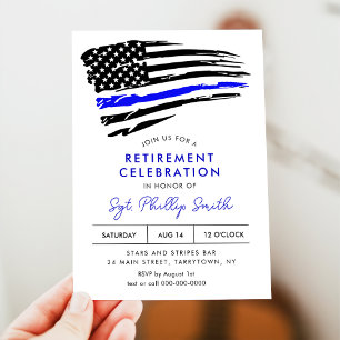 LIBERTY Polismilitären Pension Party Inbjudningar