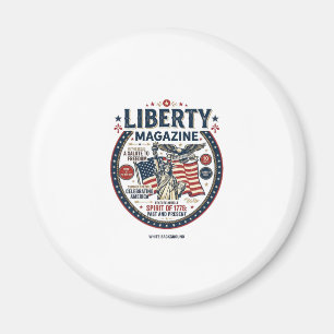 Liberty Popsicle Patriotisk Patriotisk Glass Pinns Magnet
