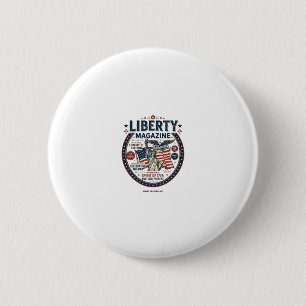 Liberty Popsicle Patriotisk Patriotisk Glass Pop Knapp