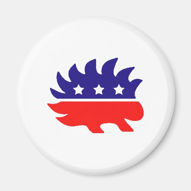 Liberty porcupine magnet (Framsidan)