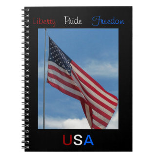 Liberty Pride Freedom Anteckningsbok