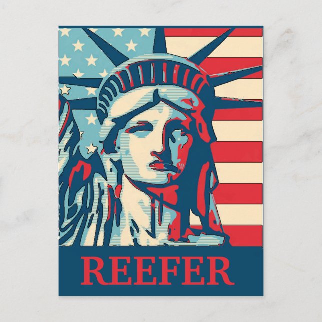 Liberty Reefer, redigera text Vykort (Framsida)