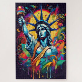 Liberty Rising – A Bold Modern Tribute to Freedom Pussel