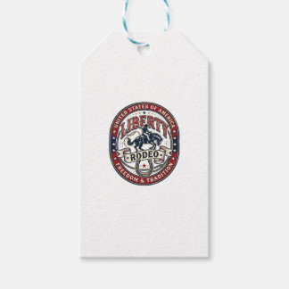 Liberty Rodeo Patriotisk Patriotisk Rodeo Western Presentetikett