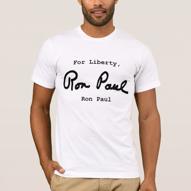 Liberty Ron Paul T Shirt (Framsida)