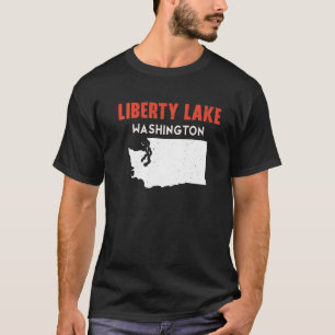 Liberty Sjö Washington Förenta staterna, Förenta s T Shirt