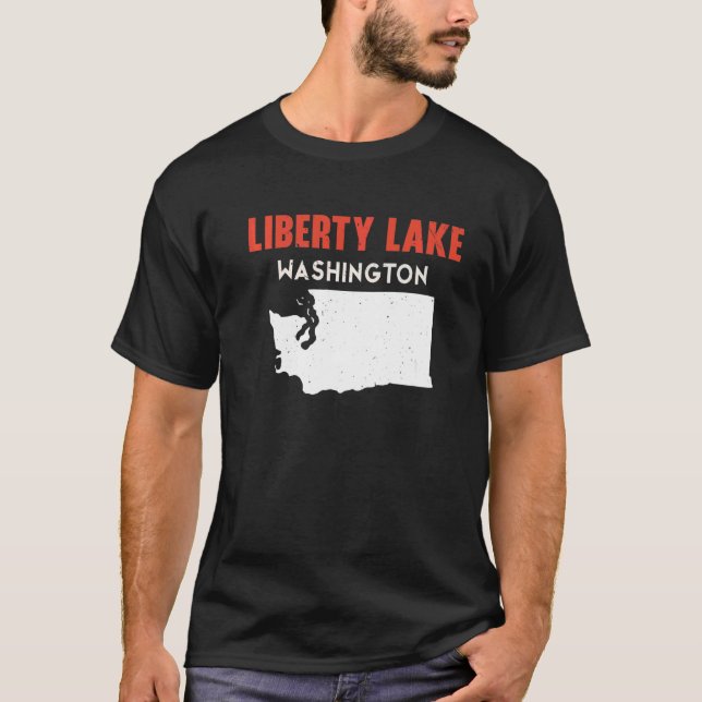 Liberty Sjö Washington Förenta staterna, Förenta s T Shirt (Framsida)