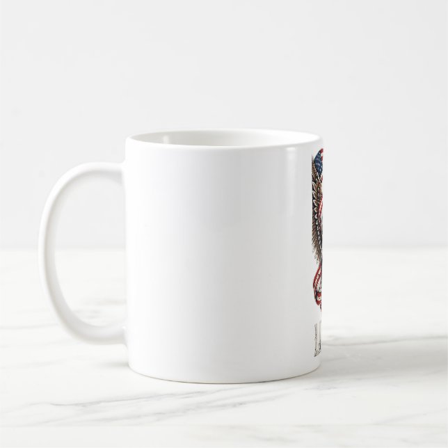 Liberty Skull och Örn Kaffemugg (Vänster)