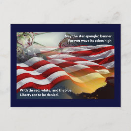 Liberty Star-Spangled Banner Vykort