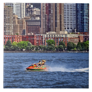 Liberty State Park - Jet Ski i Morris Canal Basin Kakelplatta