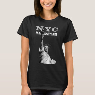 Liberty Statue Manhattan New York City Nyc Women's T Shirt