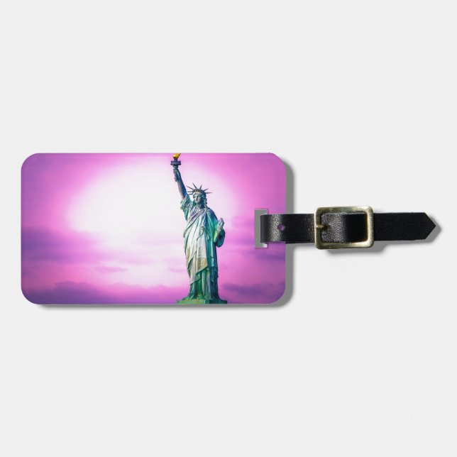 Liberty Statue New York Bagagebricka (Horisontell Framsida)