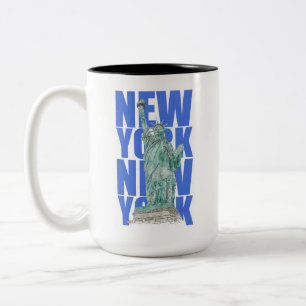 Liberty Statue New York Två-Tonad Mugg