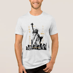 Liberty Statue Nyc Manar High Quality Kortärmad T Shirt